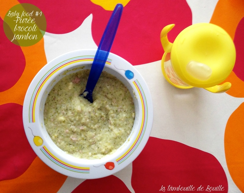 Baby Food 5 Puree De Brocolis Jambon Et Compote Pommes Clementine La Tambouille De Bouille