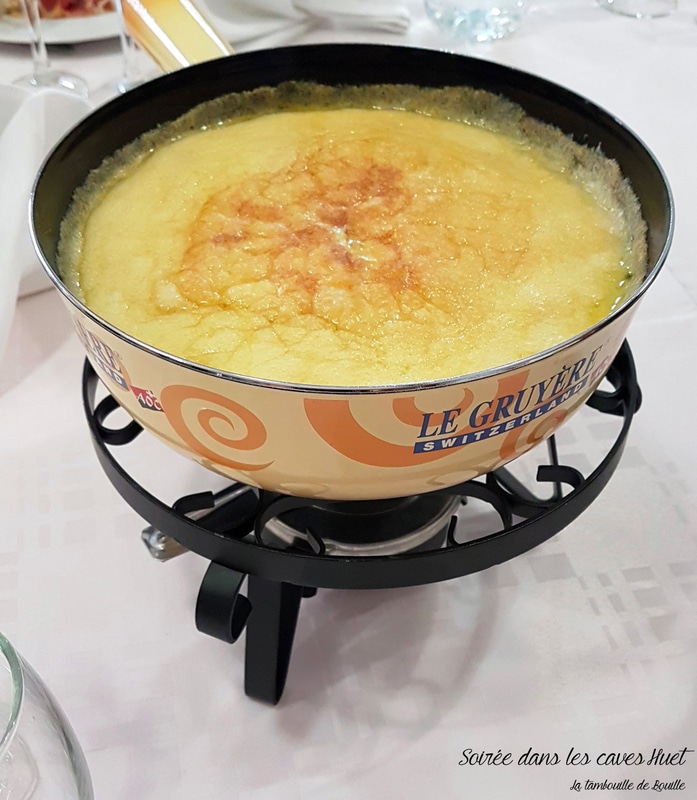 dîner-exposants-caves-huet-cambremer-fondue-suisse