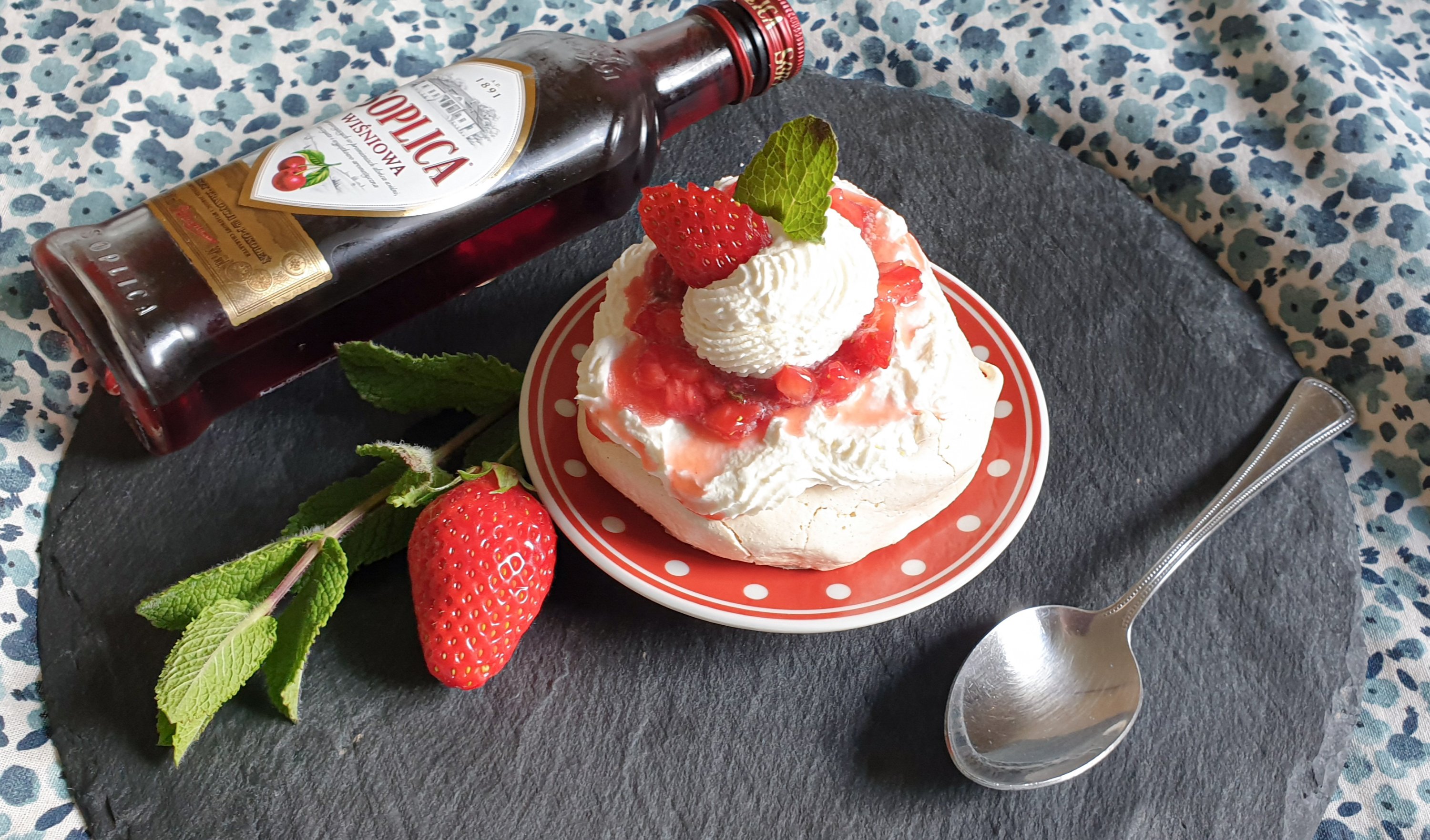 Recette Pavlova fraise vodka